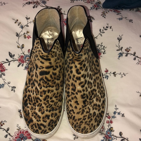Leopard High Top Sneaker - Picture 1 of 3